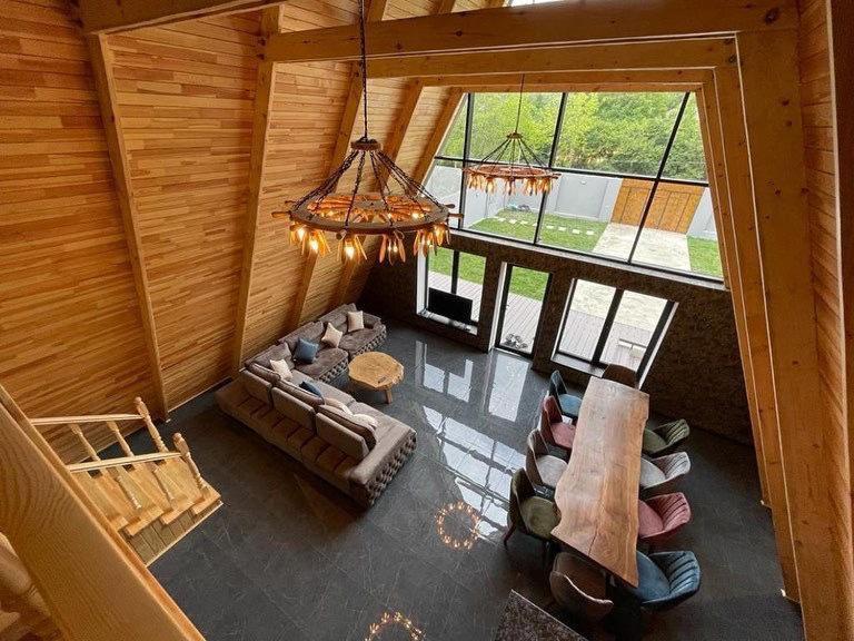 Qafqaz Wood Chalet Габала Екстериор снимка