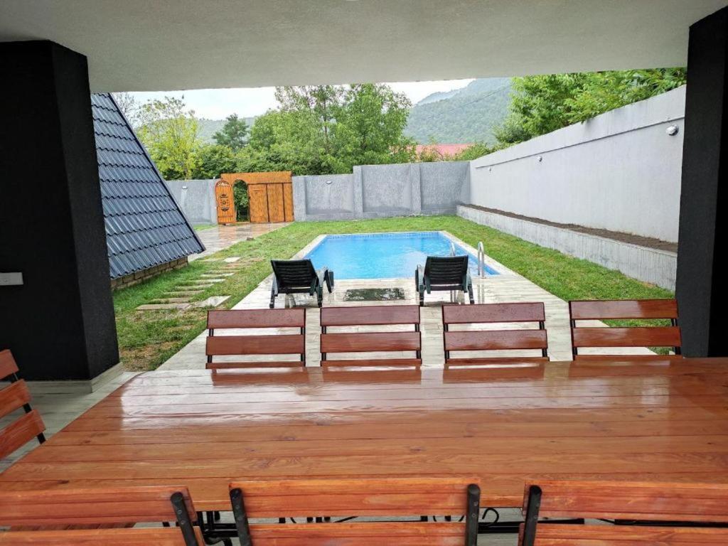 Qafqaz Wood Chalet Габала Екстериор снимка