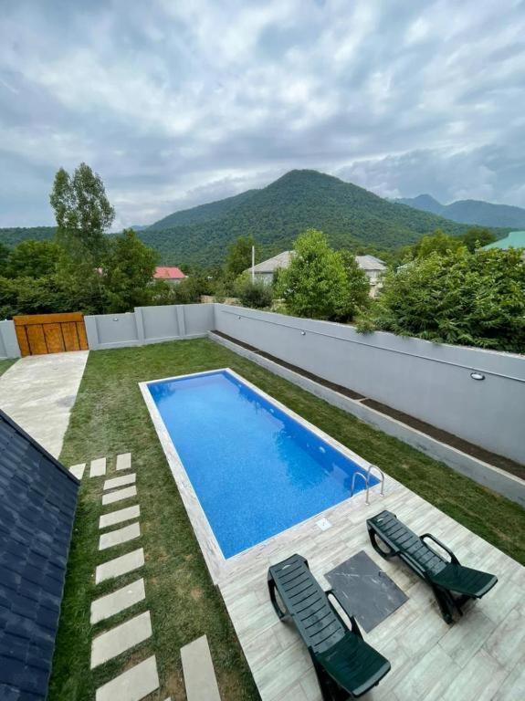 Qafqaz Wood Chalet Габала Екстериор снимка