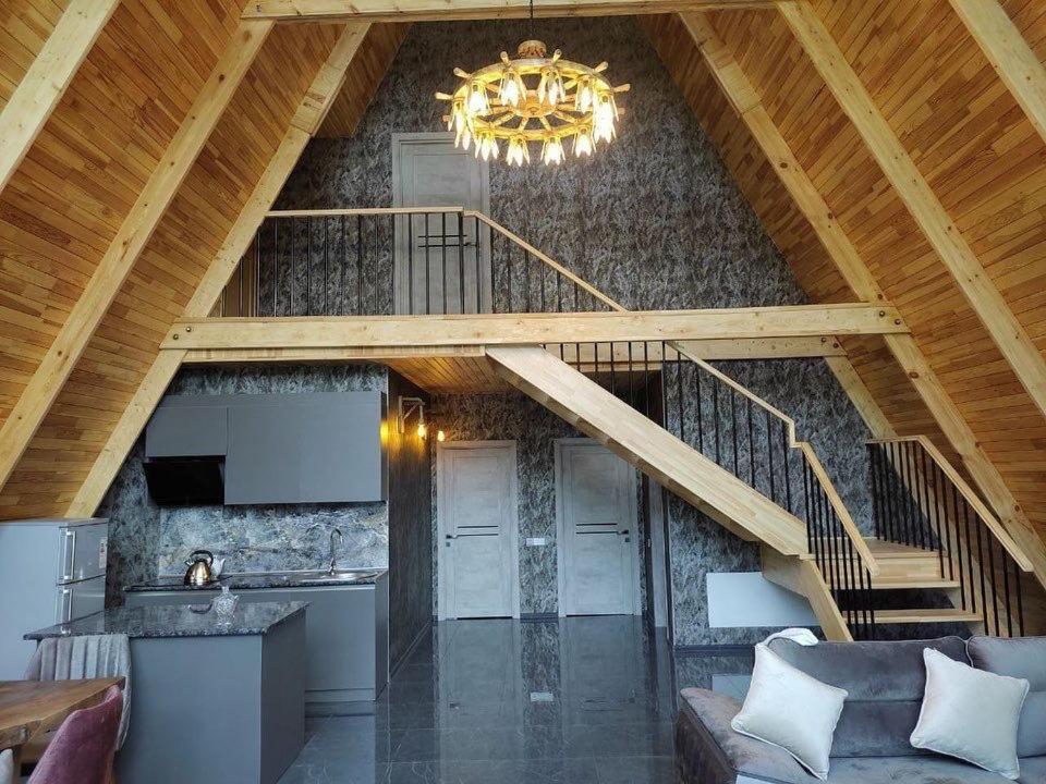 Qafqaz Wood Chalet Габала Екстериор снимка