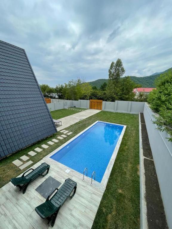 Qafqaz Wood Chalet Габала Екстериор снимка