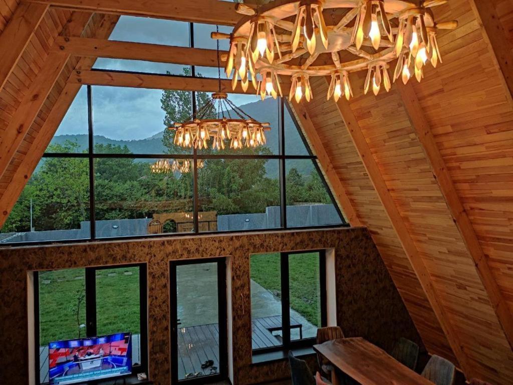 Qafqaz Wood Chalet Габала Екстериор снимка